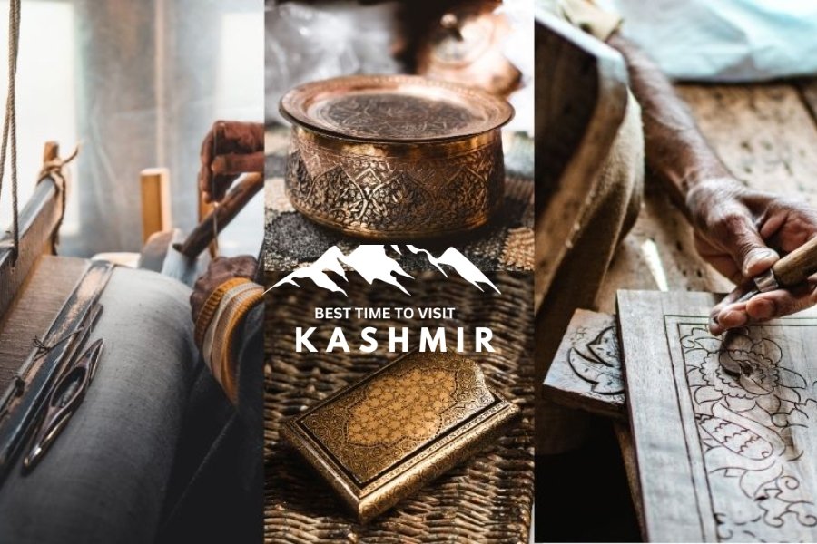 Kashmir is known for its traditional crafts and textiles