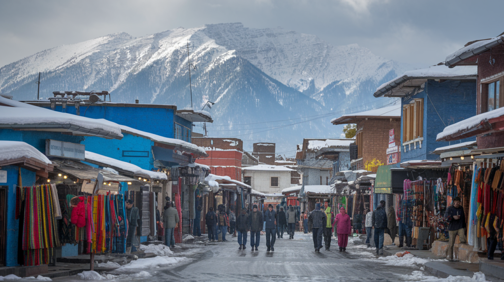 srinagar snow places